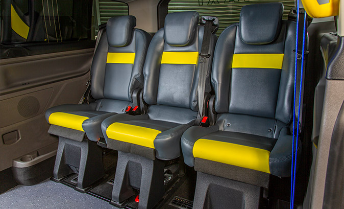 Comfortable Seats - Ford Tourneo Custom Taxi